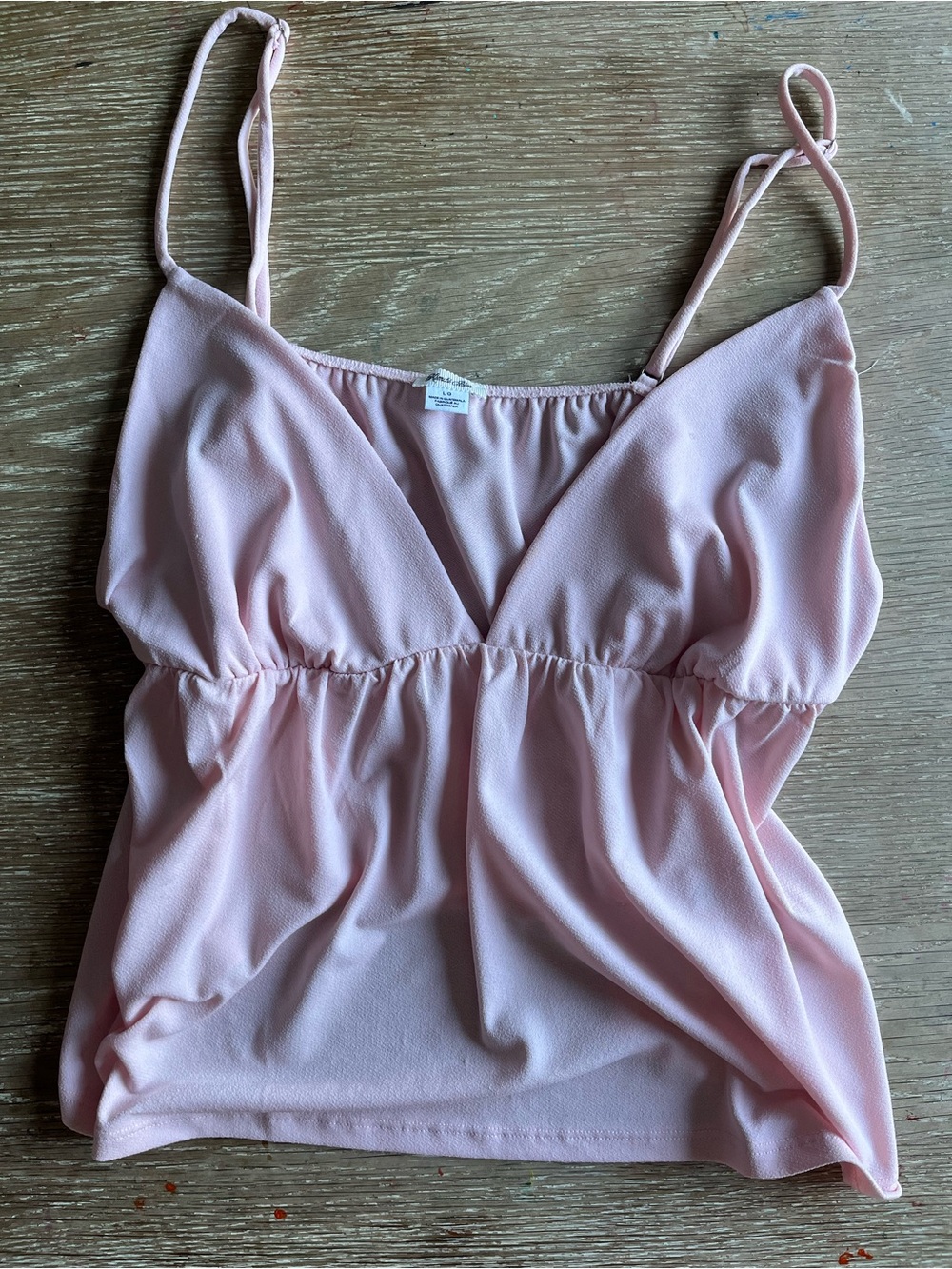 Urban Outfitters Pale Pink Spaghetti Strap Cami Top